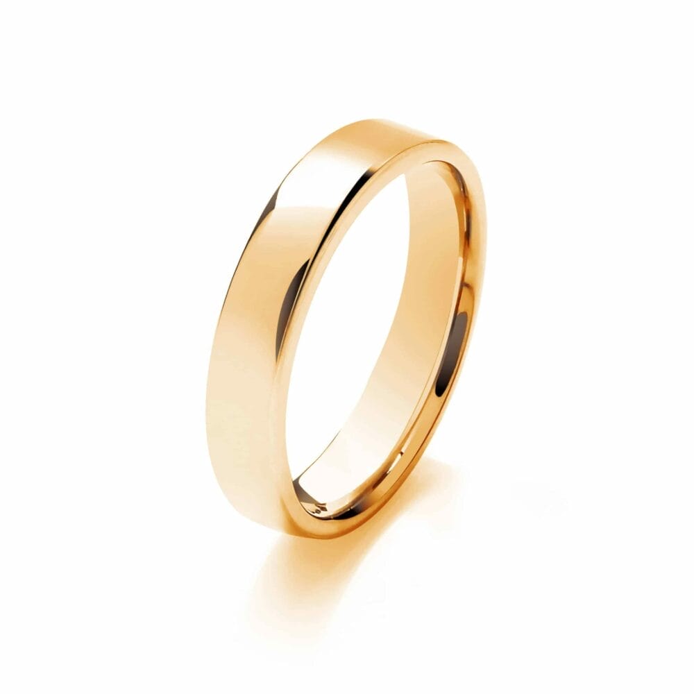 4.00mm Flat Court Wedding Band