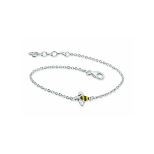 Sterling Silver Bee Bracelet