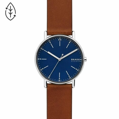 Signatur Medium Brown Leather Watch