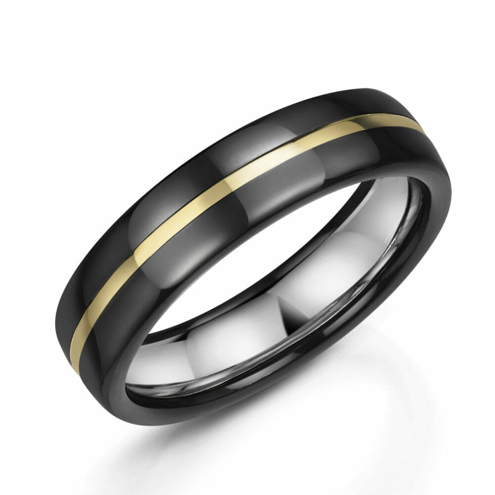 Two Tone Zirconium Ring - Image 2