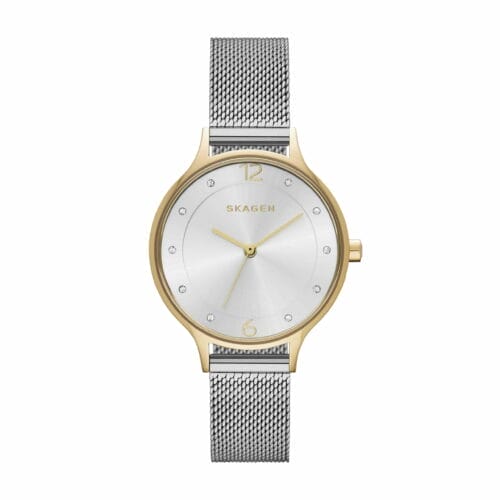 Anita Two-Tone Steel-Mesh Watch