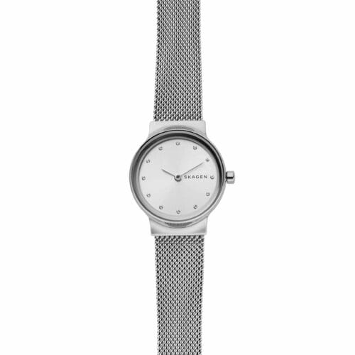 Freja Stainless Steel-Mesh Watch