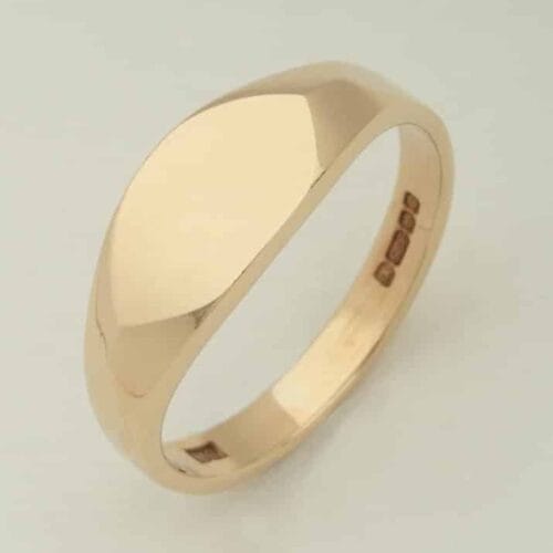 Marquise Shape Heavy Signet Ring