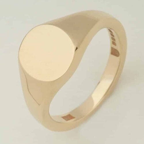 Oval Shape Heavy Signet Ring 8mm x 10mm