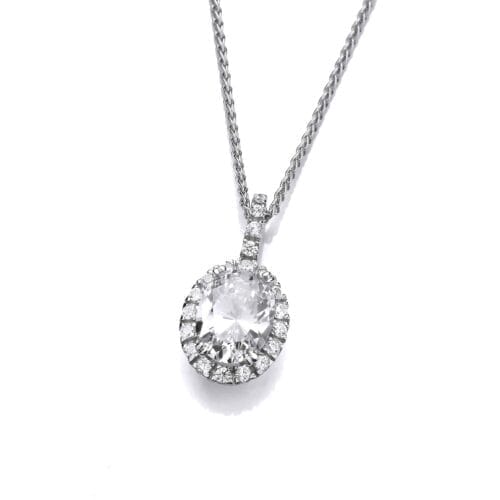 Sterling Silver and CZ Just Sparkle Pendant