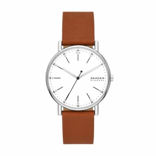 Signatur Three-Hand Luggage Leather Watch