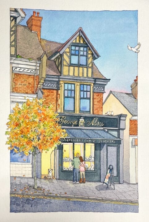 Painting of george moss Shop