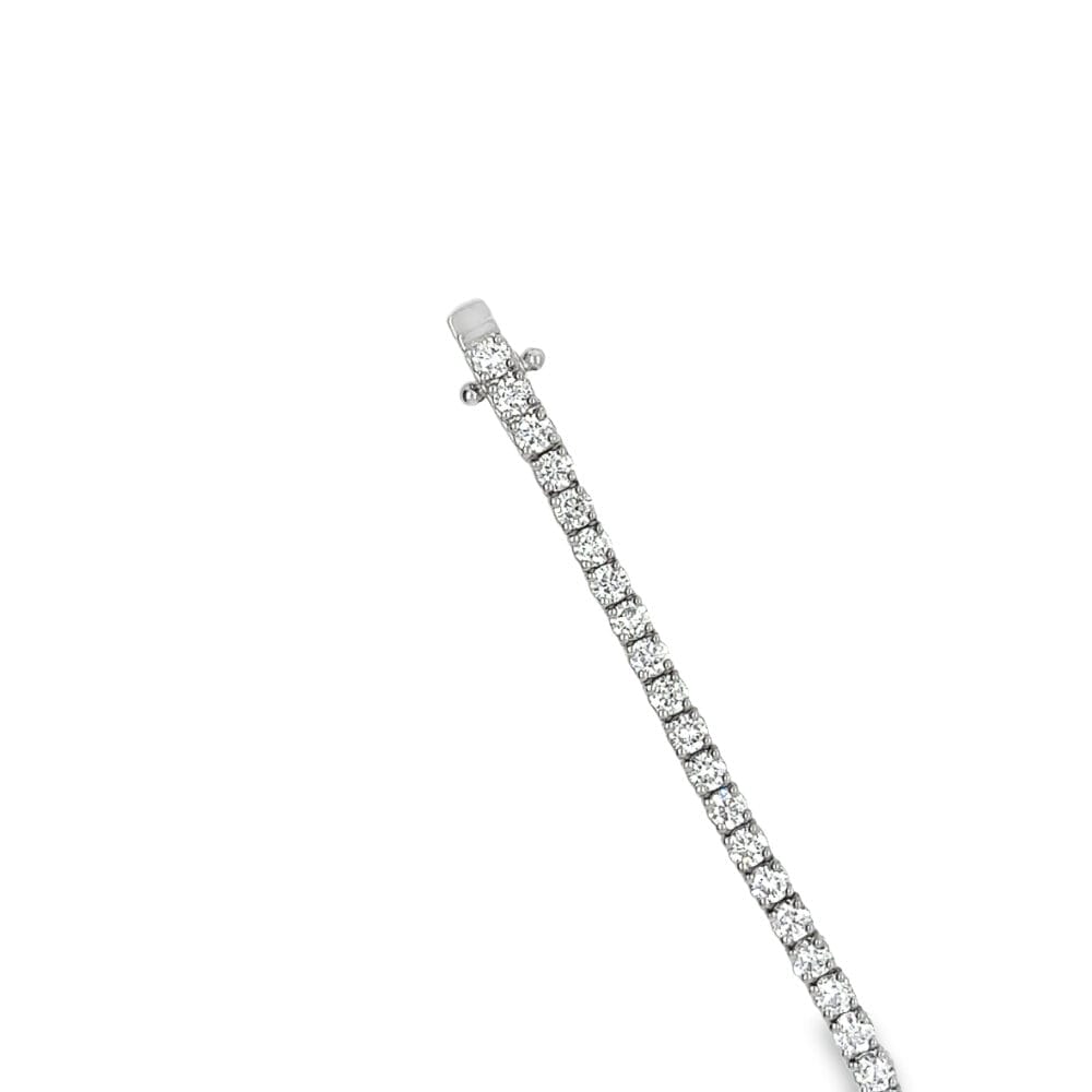Lab-Grown Diamond 18ct White Gold 4.00ct Diamond Bracelet - Image 3