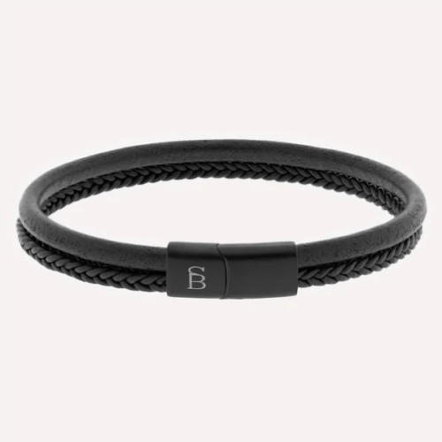 Black Edition Leather Bracelet Denby