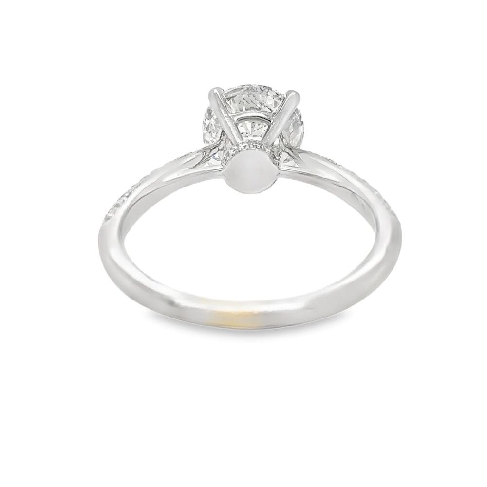 Platinum 1.91ct Diamond Ring with Diamond Shoulders - Image 3