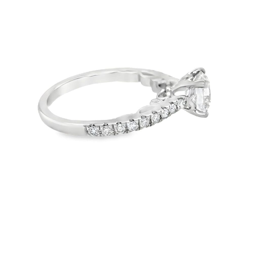 Platinum 1.02ct Diamond Single Stone Ring - Image 3