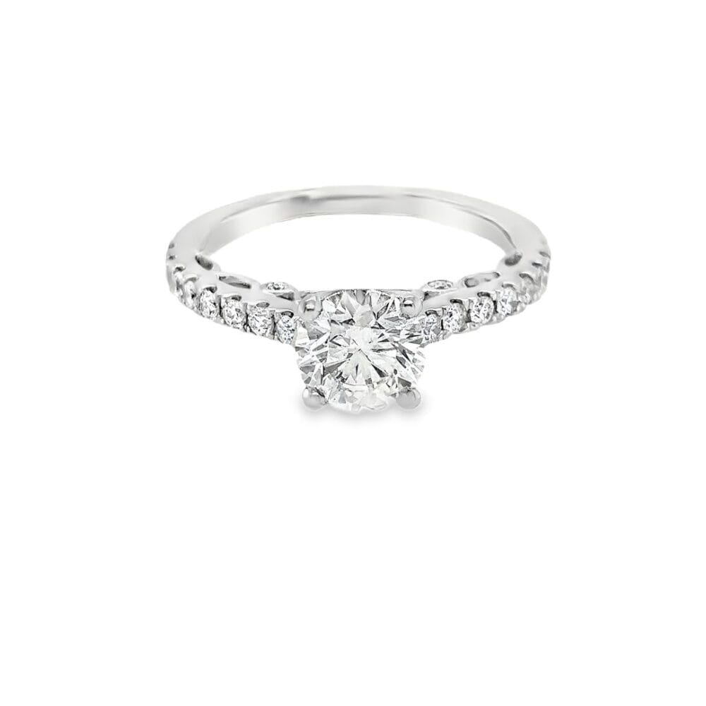 Platinum 1.02ct Diamond Single Stone Ring - Image 2