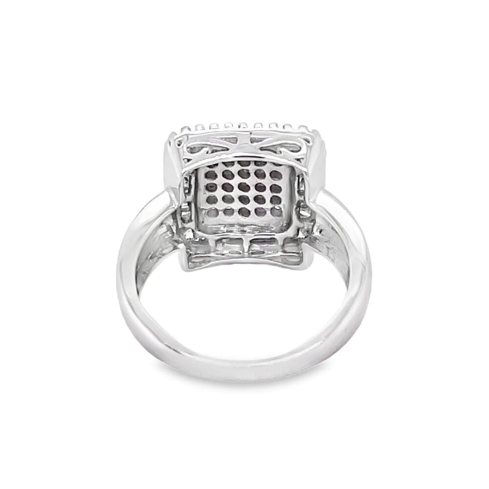 18ct WG Diamond Fancy Ring - Image 3