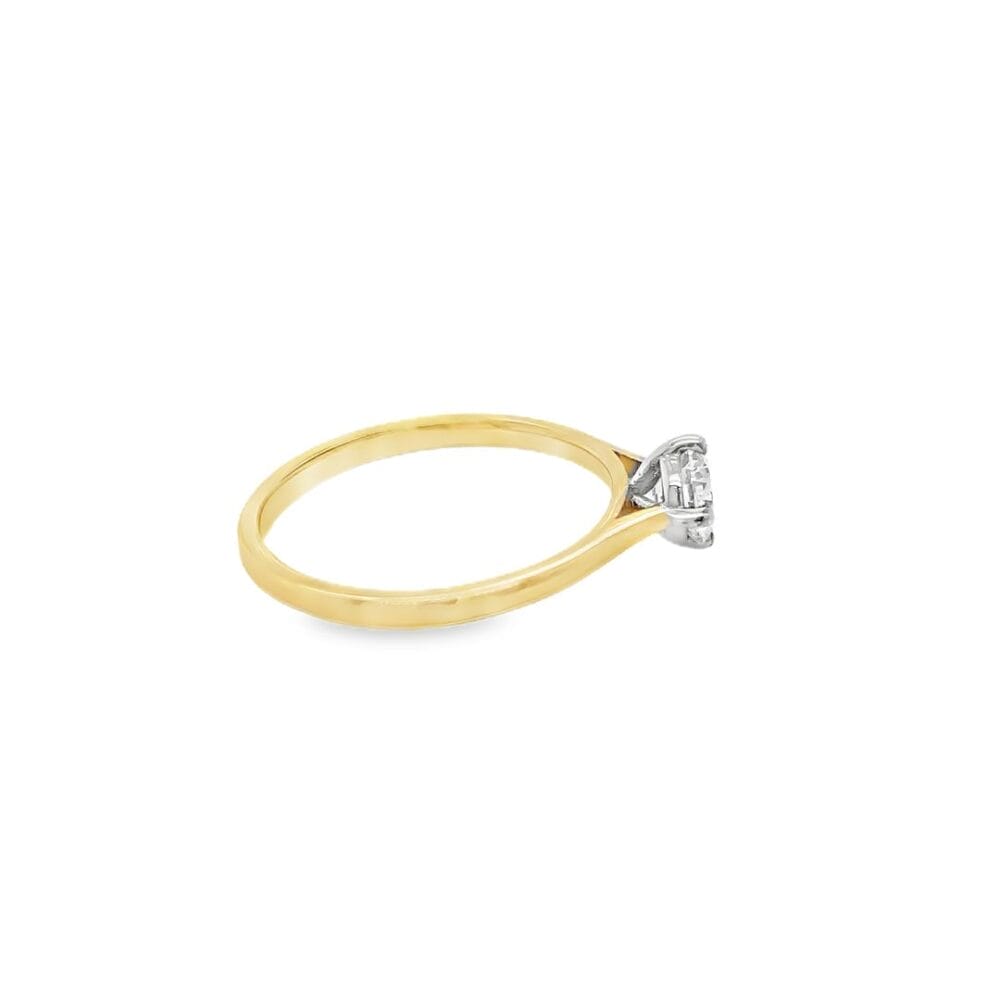 Lab-Grown Diamond Yellow Gold 0.50ct Diamond Ring - Image 2