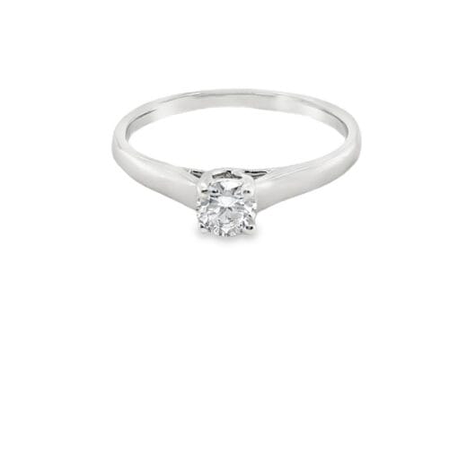 Lab-Grown Diamond White Gold 0.31ct Diamond Ring