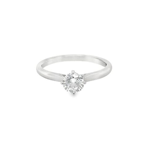 Lab-Grown Diamond Platinum 0.50ct Diamond Ring