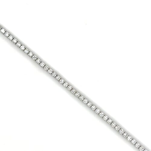 Lab-Grown Diamond White Gold 2.10ct Diamond Bracelet