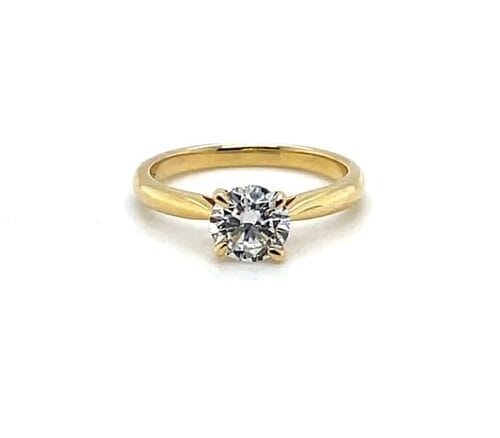 Lab-Grown Diamond 18ct Yellow Gold 1.00ct Ring